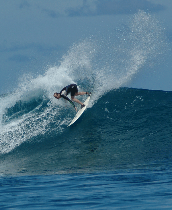 Robert Schwennicke Surfing WavePark Mentawai in Indonesia