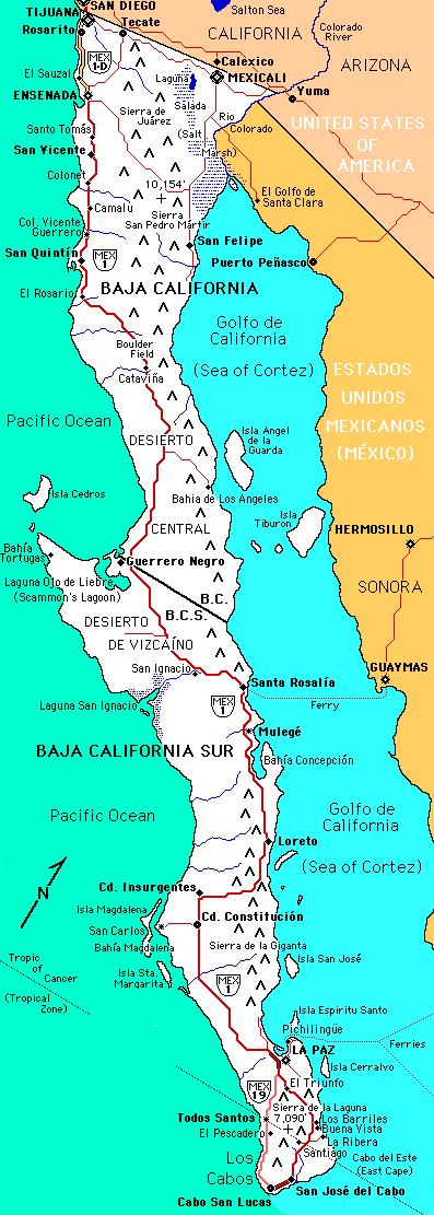 Baja Map