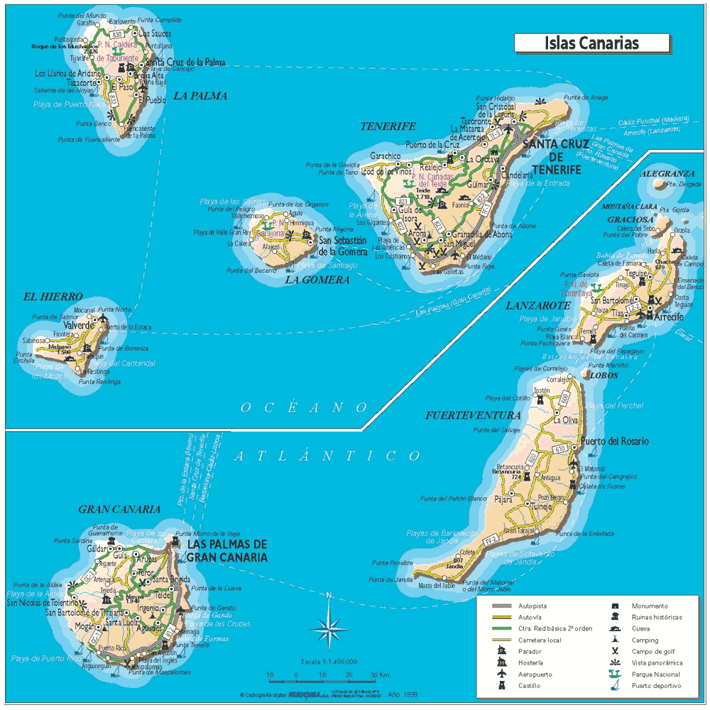 Very Popular Images Map Of Canary Islands