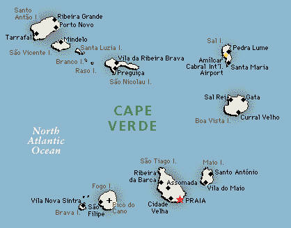 خرائط واعلام كاب فيردي 2012 -Maps and flags Cape Verde 2012