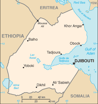 Djibouti Surf Destination Map By SurfTrip .com