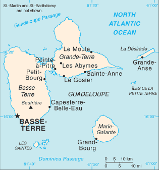 Guadeloupe Map