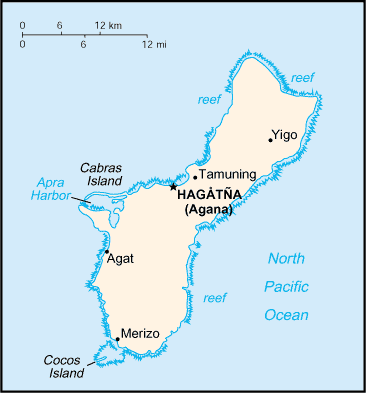 Guam Map