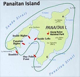 Panaitan Island Map