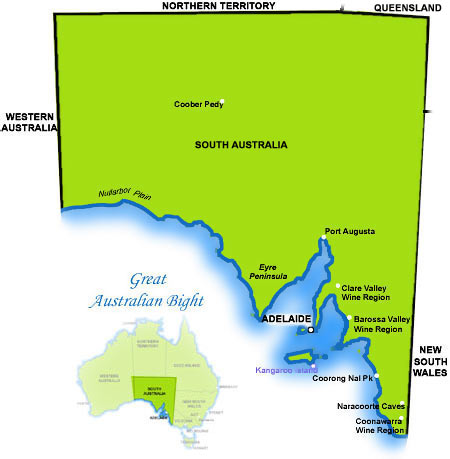 South Australia Map