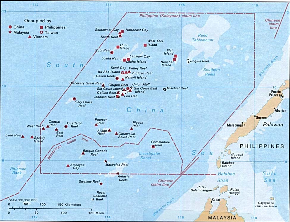 Spratly Islands Map