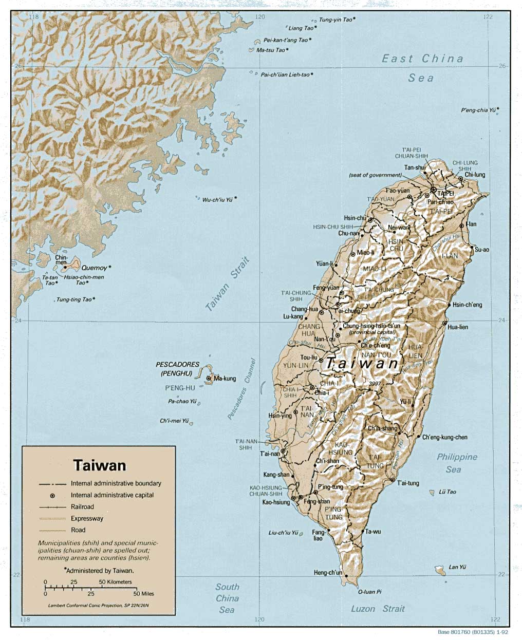 Tawain Map