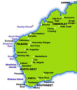 Western Australia Map