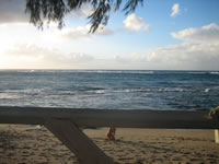 View from the Kawela Bay Beach House Lanai.  Look for Breaching Whales!